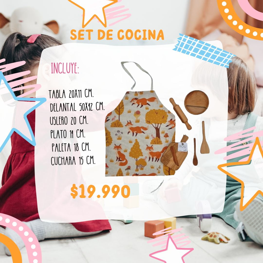 Rou - Set Utensilios De Cocina Juguete