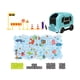 thumbnail image 4 of Rompecabezas De Vagones De Ferrocarril, Juguetes De Construcción De Tableros, Juego De Coches De Pista De Rompecabezas Con Vehículos, Tema Marino De 8 Uds., 4 of 5