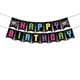 thumbnail image 1 of Banner de fiesta HZYYJCK con tema de feliz cumpleaños de los 80, 1 of 7
