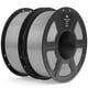 thumbnail image 1 of Filamento para impresora 3D ELEGOO PLA de 1,75 mm, color gris, 2 kg, 1 of 3