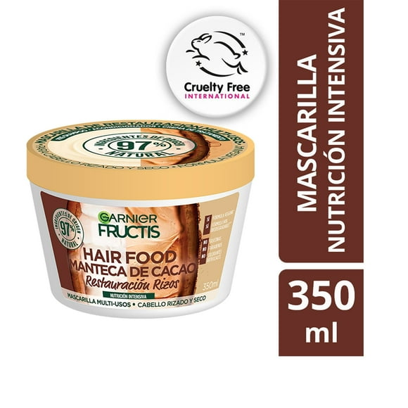 Mascarilla para el Cabello Garnier Fructis Hair Food Manteca de Cacao, 350 ml