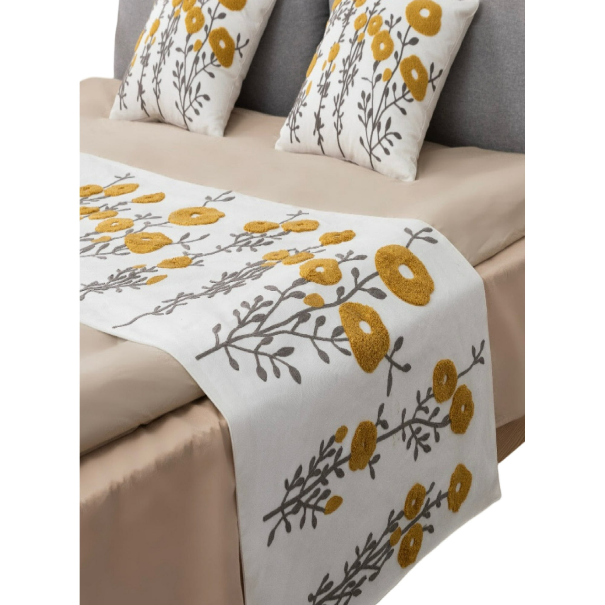 Todo Para El Hogar - Piecera Bordada Sin Fundas