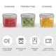 thumbnail image 3 of Frascos Mason JoyJolt de 240 ml, boca ancha, paquete de 6 con tapas, 3 of 8