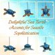 thumbnail image 3 of Cadenas de tirador BestGiftEver con tortuga de 27 cm – Pack de 2, 3 of 9