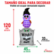 thumbnail image 3 of Inflable Halloween 120 Cm Tumba Fantasma Dia De Muertos Led, 3 of 6