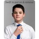 thumbnail image 5 of Corbata para Niño Umo Lorenzo Azul con Clip y Preanudada, 5 of 8