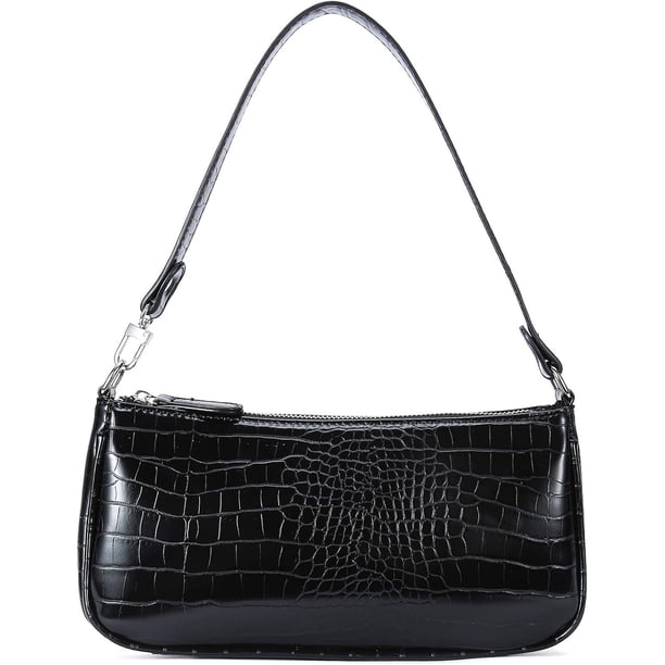 Bolsos de hombro pequeños para mujer, minibolsos con estampado de cocodrilo