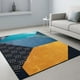thumbnail image 3 of Alfombra Grande De Piso 180x200cm Antideslizante Hogar Estampada, 3 of 5