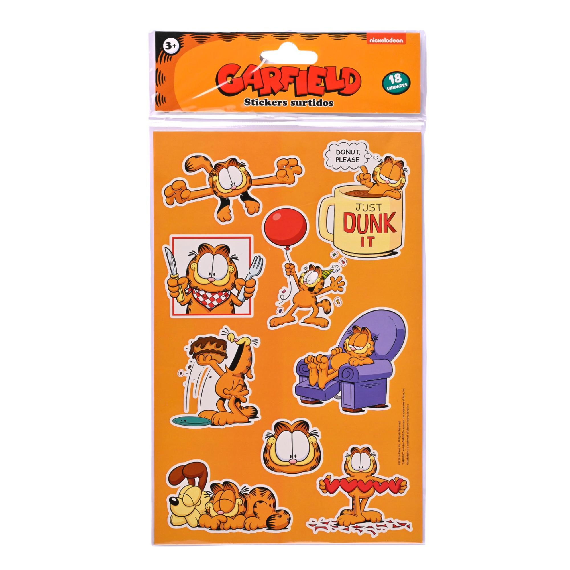 Stickers surtidos garfield | Lider