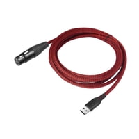 Bothyi - Cable De Audio Estéreo Usb A Xlr Para Podcast En Vivo Grabadora De Voz Y Altavoz De 300 Cm