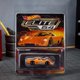 thumbnail image 1 of Coche Hot Wheels McLaren M6GT naranja, modelo a escala 1:64 de fundición a presión con ruedas Real Riders, 1 of 6