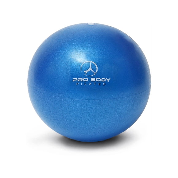 Pelota de ejercicio ProBody Pilates de 23 cm, azul, para estabilidad y terapia