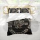 thumbnail image 1 of 3pcs Sons of Anarchy Motorcycle Club SAMCRO Iconic Emblem Print Set Duvet Cover + 2 Pillowcases, 1 of 1