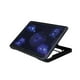 thumbnail image 1 of Base Gamer 5 Ventiladores Notebook Reptilex Luz Azul - PS, 1 of 2