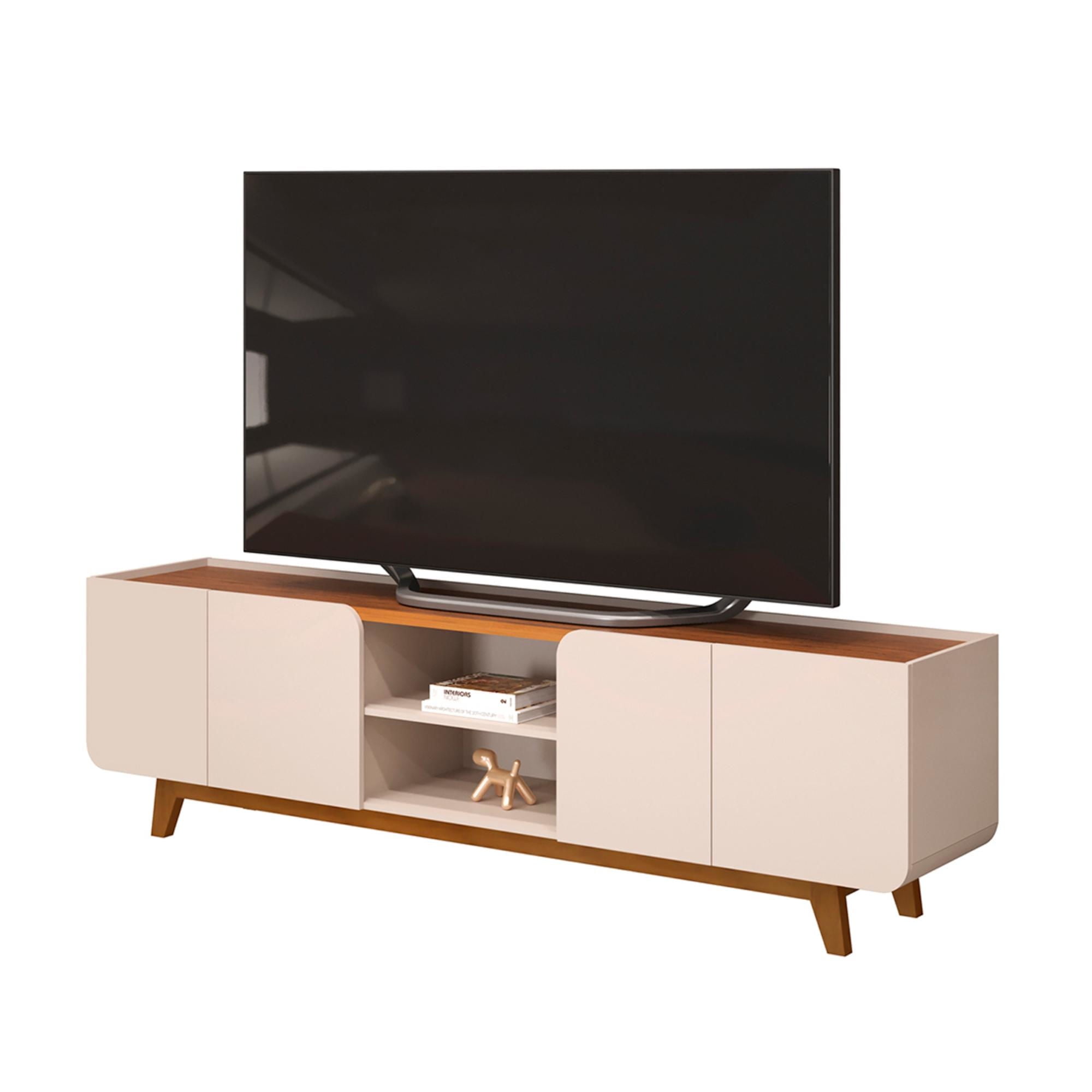 Vekka Home - Rack Nadine 75 Pulgadas Beige - Café
