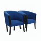 thumbnail image 2 of Sitiales Americano Azul Felpa, 2 of 2