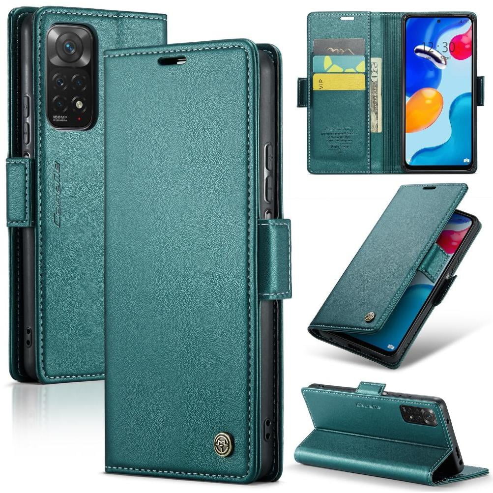 Caseme Tipo Cartera Xiaomi Redmi Note 11 4g/note 11s Con Cierre Magnético, Rfid, Tarjetero, Soporte, Carga Inalámbrica