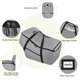 thumbnail image 4 of Bolsa de viaje SCTEL para asiento de coche infantil, resistente al agua, gris, 4 of 8
