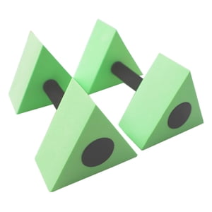 Ioensy - Mancuernas Aeróbicas De Agua Triangular Mancuernas Flotantes Duraderas De Eva Para La Piscina Verde
