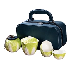 Bothyi - Juego De Tetera De Cerámica, Tetera De Kungfú Chino Duradera Para El Hogar Y Al Aire Libre