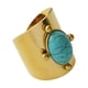 thumbnail image 3 of Anillo De Dedo Creativo Retro Anillo Vintage Para Regalos De Cumpleaños Fiesta Aniversario Azul, 3 of 5