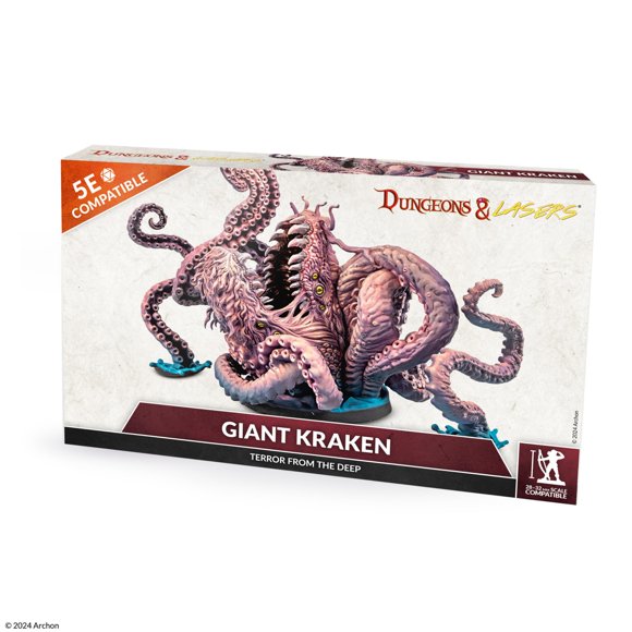 Figura de miniatura Dungeons & Lasers Kraken Gigante 13 cm