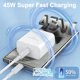 thumbnail image 2 of Cargador Tipo C Linboll 45 W Pack de 2 con cable de 1,8 m, 2 of 7