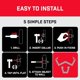 thumbnail image 5 of Anclajes para paneles de yeso Bullfix 10 unidades 113 kg con broca, 5 of 9