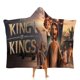 thumbnail image 1 of El Rey de Reyes Manta Capa con Capucha Anti-Bolitas, Manta de Lana Ártica Suave, Manta Portátil de Felpa Ligera y Lujosa, Poncho para Siesta en Casa y Oficina, 100*130cm, 1 of 6