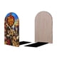 thumbnail image 2 of El Libro de la Vida Sujetalibros decorativos temáticos, tope para estantería con base antideslizante, uso dual para hogar y oficina - 2 piezas, 2 of 6
