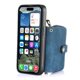 thumbnail image 2 of Funda Tipo Cartera con Correa Cruzada para iPhone 16 Protección Contra Golpes Azul, 2 of 6