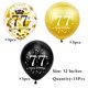 thumbnail image 5 of Globos SHUNTAI 12 pulgadas 15 piezas Oro y Negro, 5 of 7