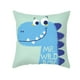 thumbnail image 1 of Funda Cojin 45x45 Infantil Dinosaurio Azul Celeste LinoPoly multicolor, 1 of 2