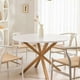 thumbnail image 2 of Mesa Para 6 Puestos Redonda Nordic Mdf 120 Cm - Blanca, 2 of 3