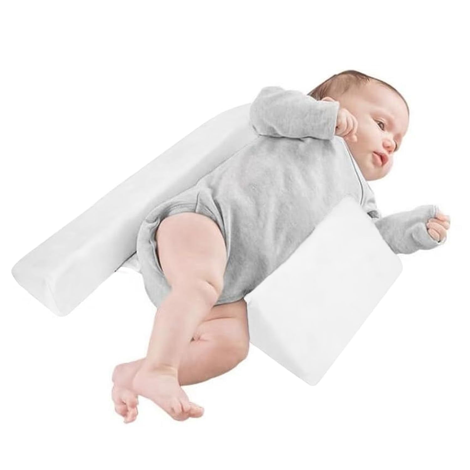 Almohada Hoovcmg Con Forma De Cuña Para Dormir Al Lado Del Bebé, Ajustable Y Suave