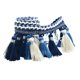 thumbnail image 5 of 1 yarda europeo borla de la cortina de la ropa ribete borde de la franja azul + blanco, 5 of 5