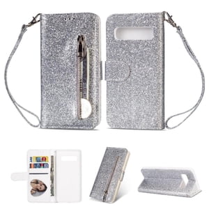 Funda Para Foxdock Elegante Funda Samsung Galaxy S10 Lite Glitter Con Cremallera-Ideal Para El Uso Diario