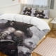 thumbnail image 1 of Death Note Anime Home Bed 3-piece Set Classic Japanese Anime Polyester Wash Student Dormitory Set, 1 of 5