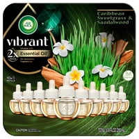 Ambientador Air Wick Botanica, Aceite Perfumado Enchufable, 10 Unidades