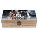 thumbnail image 1 of Perros Callejeros Bungou Caja Organizadora de Madera Rústica - Caja Decorativa Multifuncional para Escritorio, Hogar, Oficina, Joyas y Manualidades, 1 of 6