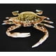 thumbnail image 1 of Cangrejo adornado con joyas de Feng Shui con cristales transparentes, 1 of 1