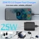 thumbnail image 4 of Cargador REKNA de 25 W tipo C de carga rápida con cable USB C de 4 pies x2, 4 of 8