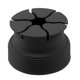 thumbnail image 1 of Mini Soporte De Silicona Estuche Enrollador De Almacenamiento Estiramiento Auriculares Auriculares Envoltura Negro, 1 of 5