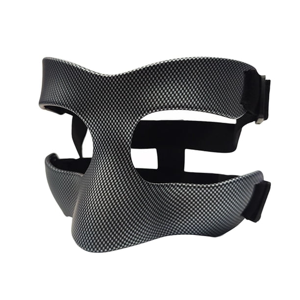 Protectores de nariz protector facial con almohadilla absorbente de sudor protección facial máscara facial ajustable para fútbol atlético mujeres homb banda negra