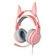 thumbnail image 2 of Auriculares Para Juegos Con Micrófono Cómodos Portátiles Duraderos De 3,5 Mm Rosa, 2 of 5