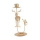 thumbnail image 4 of Candelabro Cónico Candelabro Casa De Campo A?o Nuevo Hogar Navidad Candelabro Alce Y ángel, 4 of 5