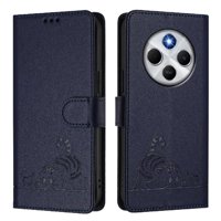 Funda Tipo Cartera Foxdock Para Xiaomi Poco C75 Con Soporte, Ranuras, Rfid, Diseño De Gato