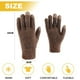 thumbnail image 2 of Guantes mágicos de lana de invierno para mujer con pantalla táctil y forro polar cálido., 2 of 5