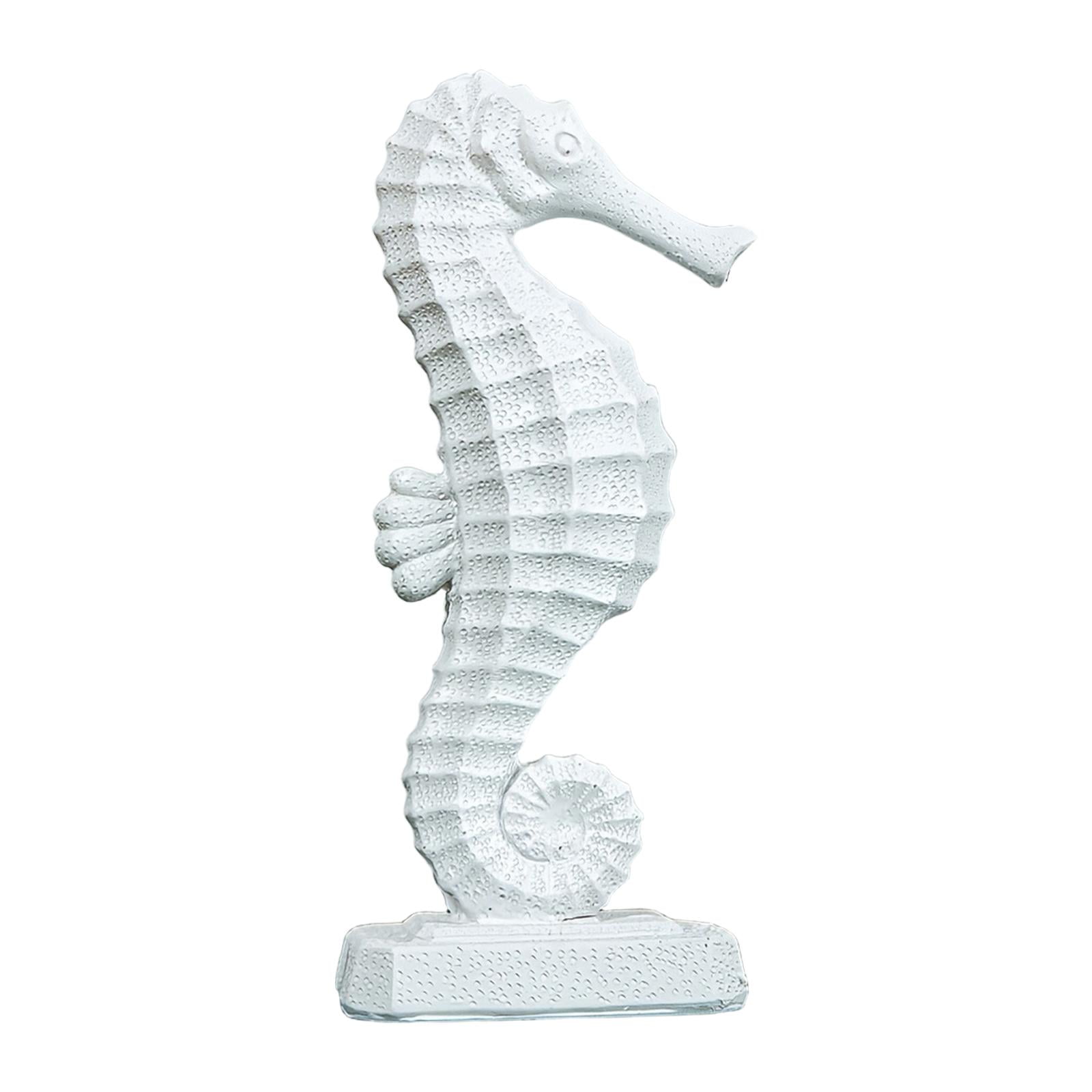 Magideal - Figura De Caballito , Modelo De Figura, Decoración De Resina Para El Hogar, Figura Decorativa De 6,7 Pulgadas, Regalo Artesanal, Estatua De Blanco