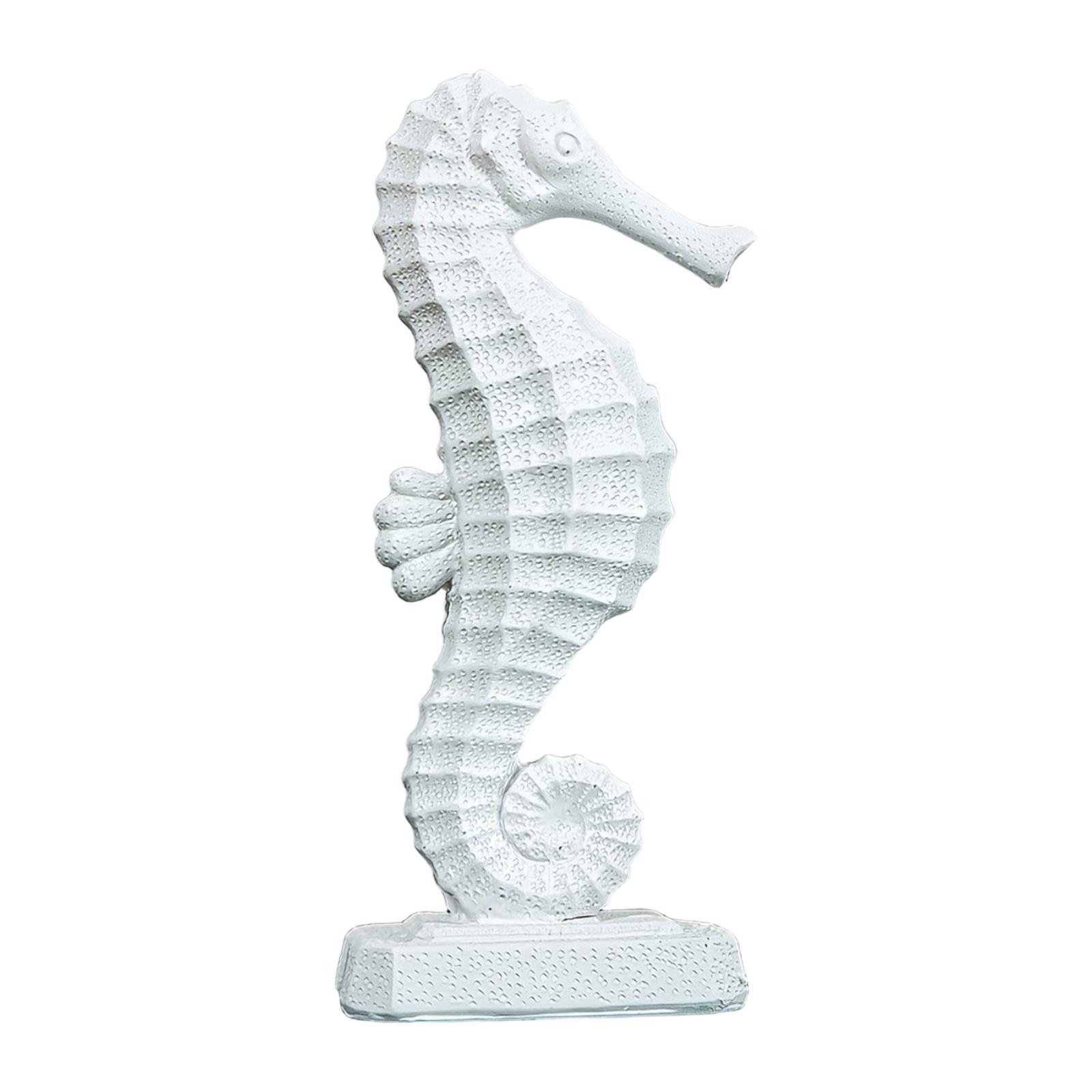 Magideal - Figura De Caballito , Modelo De Figura, Decoración De Resina Para El Hogar, Figura Decorativa De 6,7 Pulgadas, Regalo Artesanal, Estatua De Blanco